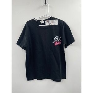 NWT Netflix KPop Demon Hunters Saja Boys Group Tee Shirt Unisex Small Black